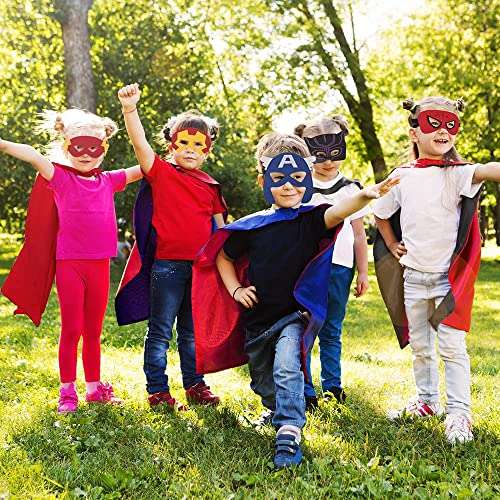 Costumi da Supereroe, Doppia Faccia, Mantello e Maschere [ 3 - 9 anni ]