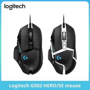 Logitech - Mouse gaming G502 Hero SE [sensore gaming HERO 25K, 11 pulsanti]