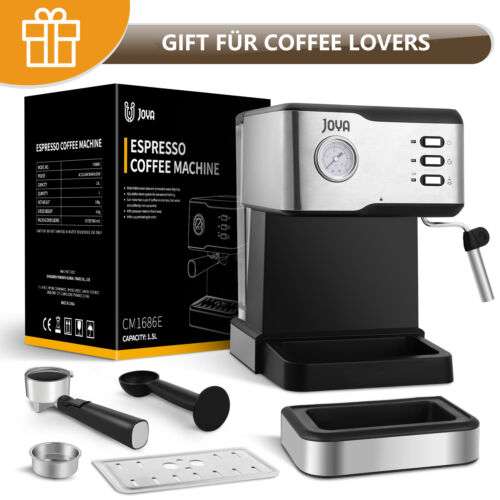JOYA Macchina caffè espresso - [ 950W, 15 bar, 1,5 Litri, vaporizzatore]