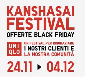Uniqlo - Kanshasai Festival: sconti sui winter essential [promo extra il 28/11]