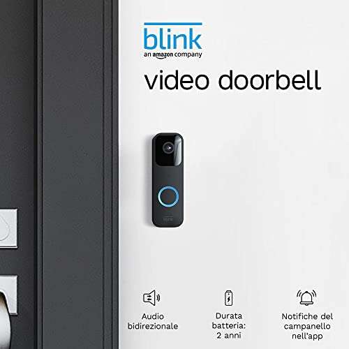 Bundle Blink Video Doorbell + Sync Module 2 + Echo Dot