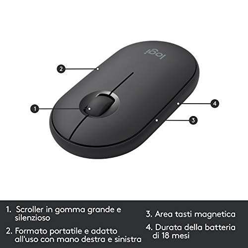 Kit Mouse e Tastiera Wireless Logitech MK470