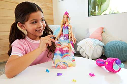 Barbie - Set 2 bambole [con capelli lunghi arcobaleno]