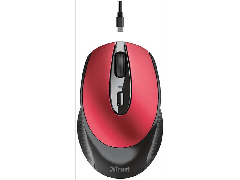 Mouse Wireless Trust Zaya - [WRL RCHR, colore Red]