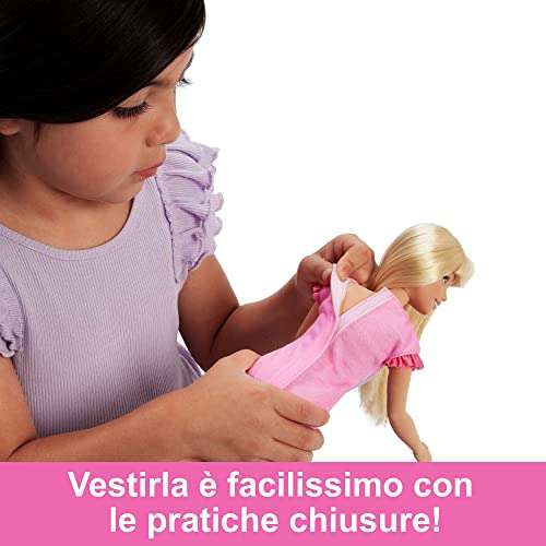 Barbie - La Mia Prima Barbie [Accessori, bambola alta 34 cm + cucciolo]