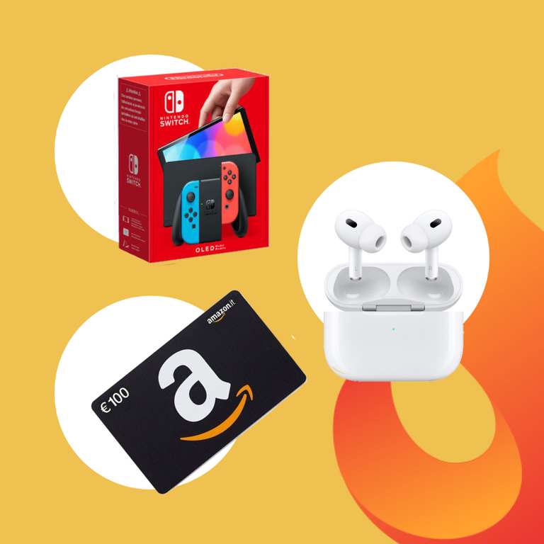 Black Friday Giveaway: vinci Nintendo Switch OLED, AirPods PRO 2, 100€ Voucher Amazon!