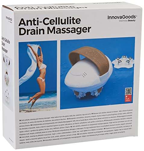 InnovaGoods Massaggiatore anti cellulite elettrico (con 2 testine, 9 W)