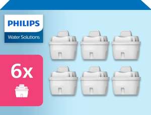 Philips Water Micro X-Clean Filtro Adatto Brita, [confezione da 6 unità]