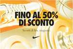 Nike Sconti di fine stagione fino al 50% per tutta la Famiglia ( ad Esempio Giacca Jordan Uomo 49.9€ invece di 89.9€)