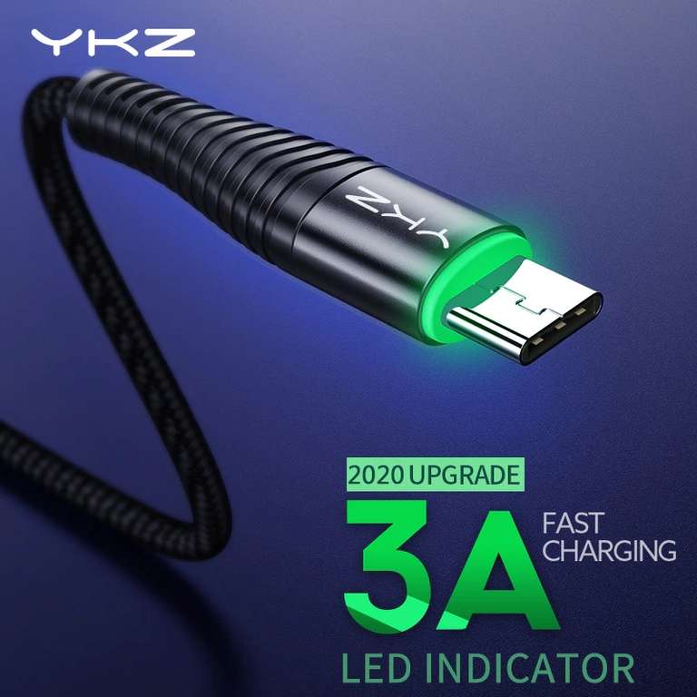 Cavo USB-C 3A con Indicatore LED