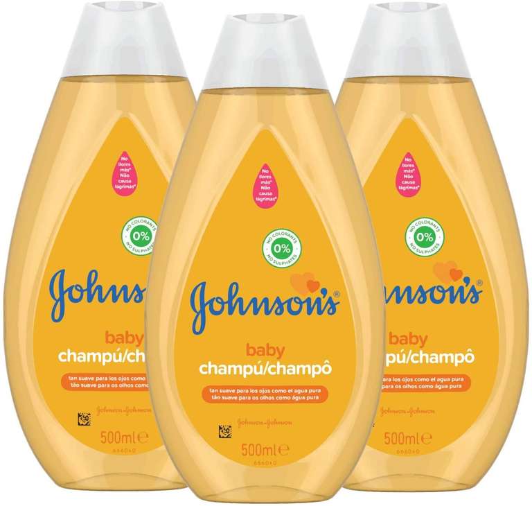 Johnson's Baby, Shampoo, 3 x 500 ml