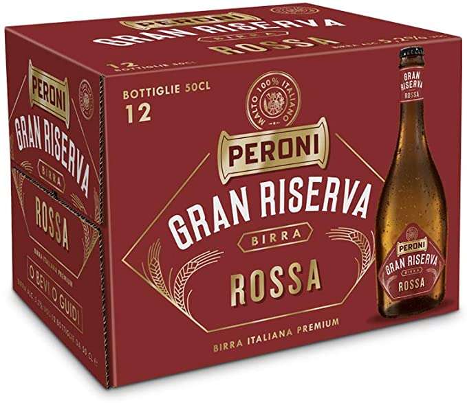 Birra Peroni Gran Riserva Rossa - Cassa da 12 x 50 cl