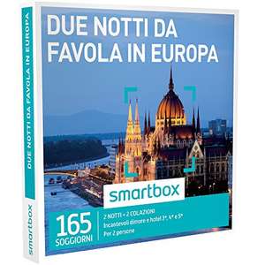 Smartbox - Due Notti Da Favola In Europa - 165 Soggiorni In Hotel 3* e 4*, Cofanetto Regalo