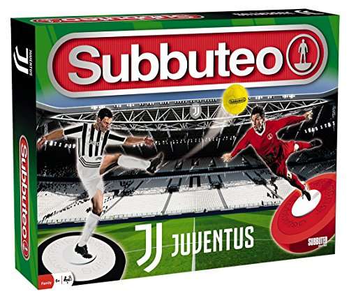 Giochi Preziosi Subbuteo Playset Juventus con 2 Squadre Tappeto Gioco, 2 Porte, Pallone
