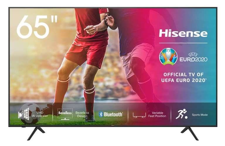 Smart TV 65" Hisense 4K HDR 549€