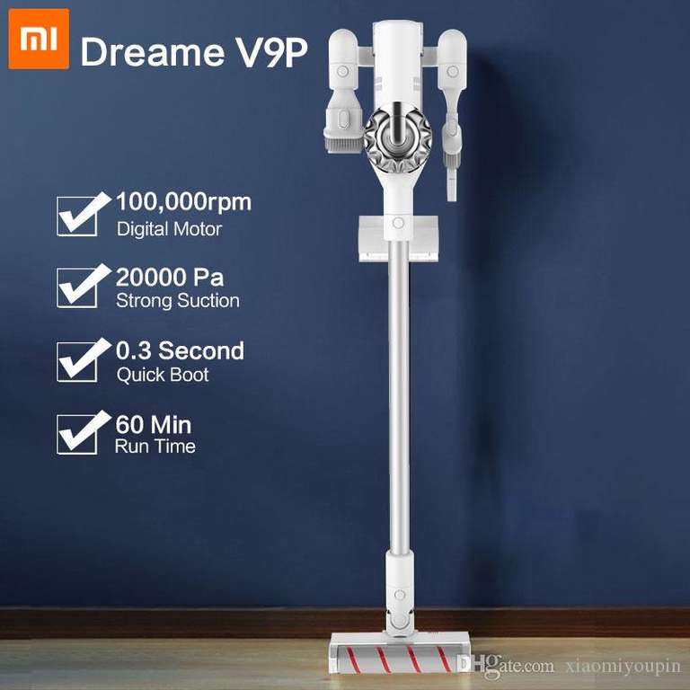 Aspirapolvere cordless Xiaomi Dreame V9P con spedizione Veloce da Europa. 
