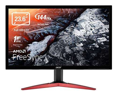 Acer Monitor Gaming FreeSync, 23,6" 144Hz