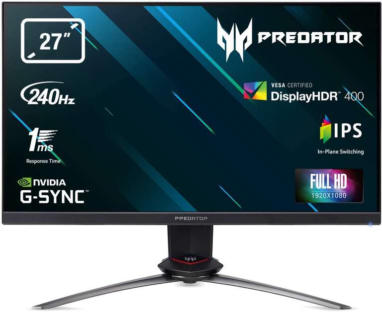 Monitor 27" Predator G-SYNC 351€