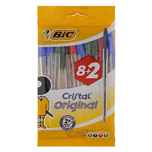 10 penne Bic Cristal