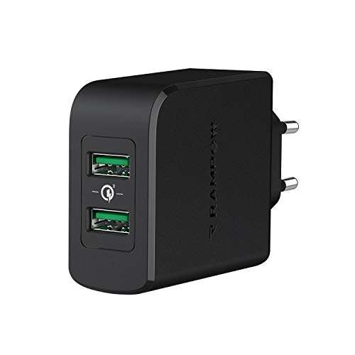 Caricatore USB Rampow Quick Charge 3.0 39W