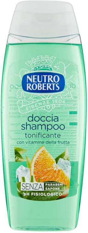 NEUTRO ROBERTS Doccia Shampoo Tonificante - 6 Confezioni da 250 ml