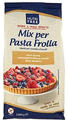 6x1Kg Nutrifree Mix per Pasta Frolla SENZA GLUTINE E SENZA LATTOSIO