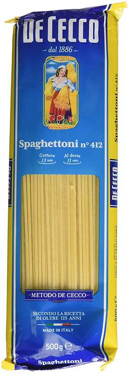 4 x De Cecco Spaghettoni n°412 - 500gr