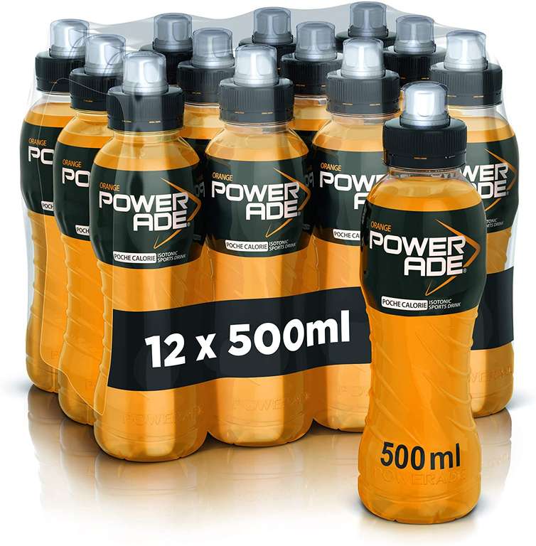 12x Powerade Sport Drink Orange Gusto Arancia 500 ml