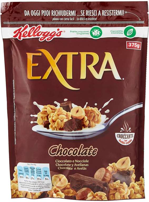 Kellogg's Extra Cioccolato e Nocciole - 0.375 kg