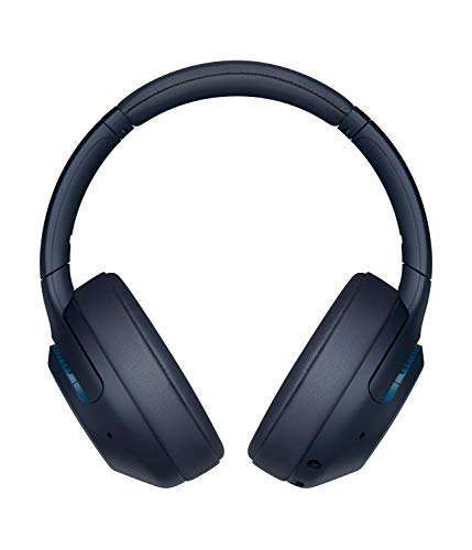 Sony WH-XB900N Extra Bass Noise Reduction Bluetooth Headset Optimized for Google Assistant and Amazon Alexa, Blue