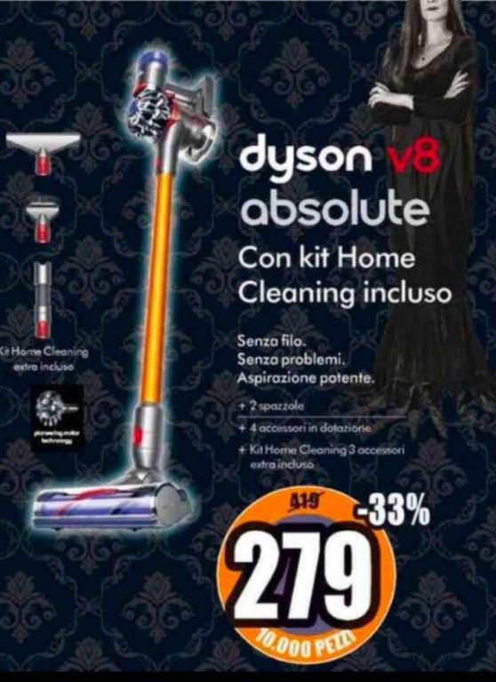 Dyson v8 Absolute con kit home cleaning