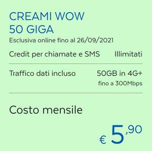 PosteMobile: 50 giga + chiamate/sms gratis a €5,90