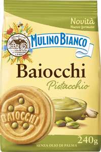 Biscotti Baiocchi al Pistacchio Mulino Bianco | 1 pacco da 240g