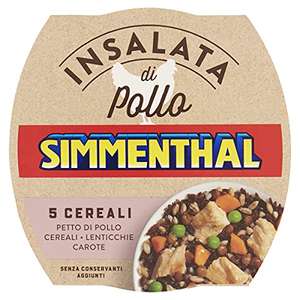 Simmenthal - 5 Cereali: Insalata di Petto di Pollo con 5 Cereali e Verdure Selezionate, 1 Lattina da 160 gr [Minimo 3]
