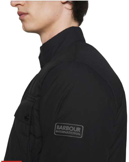 Barbour International TRANSMISSION THROTTLE BAFFLE - Giacca invernale colore nero