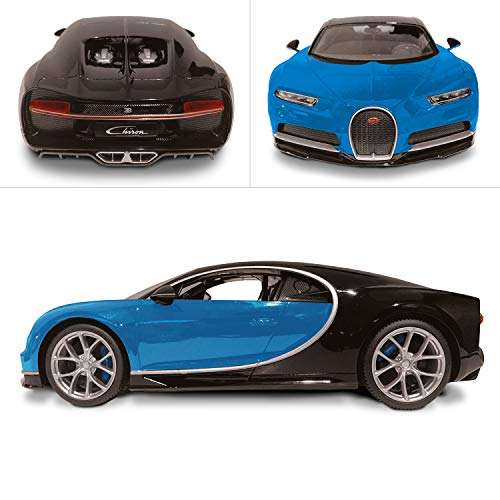 Bugatti Ciron radiocomandata in scala 1:14 (colore causale: nero o blu)
