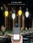 Aigostar Pack da 2 lampadine smart [WIFI, 4.5W, retrò, E27]