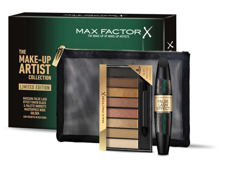 Kit Regalo Donna Max Factor: Pochette Make-Up Artist Collection (con 8  ombretti e Mascara) »