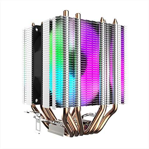Dissipatore di calore per CPU 6 Heatpipes TDP 130W (a doppia torre)