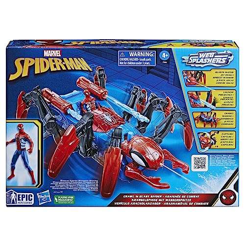 Marvel Spider-Man - Racchette in plastica + Pallina gomma, Giochi