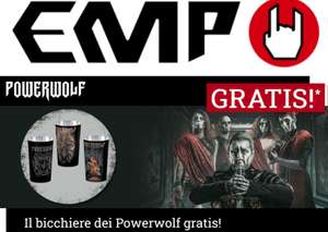 EMP Acquista almeno 2 articoli dei Powerwolf (riceverai uno dei 3 bicchieri in omaggio)