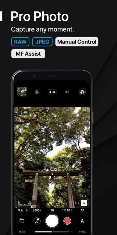[android + ios] ProShot (Kamera App; Foto & Video)