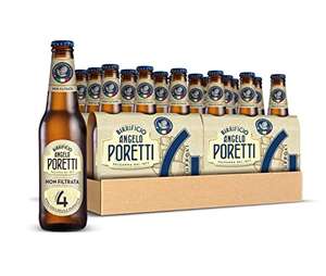 Birrificio Angelo Poretti | Birra in bottiglia 4 Luppoli, non filtrata - 33cl x 24 pezzi