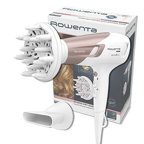 Asciugacapelli con Booster Ionico Rowenta - [CV5830, Studio Dry Glow]