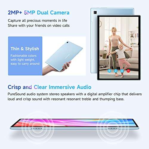 Tablet TECLAST P20S [10 Pollici, 4GB+64GB, Android-12]