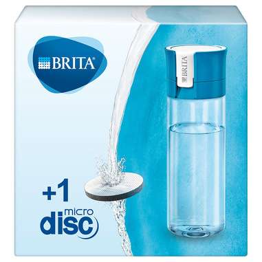 BRITA Borraccia filtrante per acqua, Blu (0.6l) - incl. 1 filtro