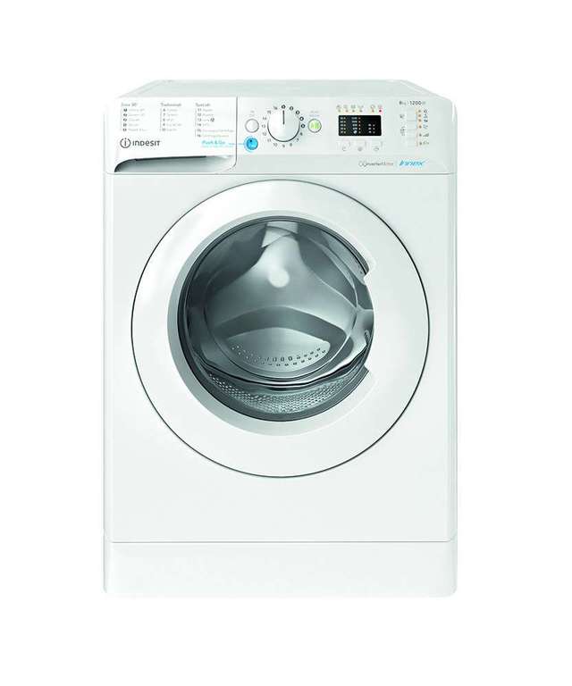 Indesit BWA 81285X W IT lavatrice caricamento frontale [8 kg 1200 Giri/min B Bianco]