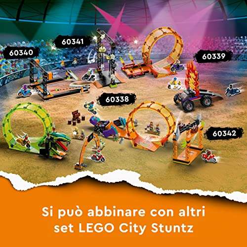 LEGO 60341 City Stuntz Sfida Acrobatica KO