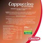 Cappuccino Solubile Crastan da Zuccherare - 6 Barattoli da 250g [1.5kg]