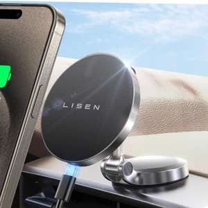 LISEN Caricatore Wireless Auto Magsafe [Ricarica 15 W]